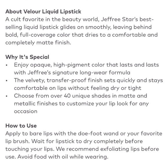 “MEDUSA” Jeffree Star Velour Liquid Lipstick!! - Picture 7 of 8